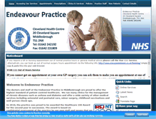 Tablet Screenshot of endeavourpractice.co.uk